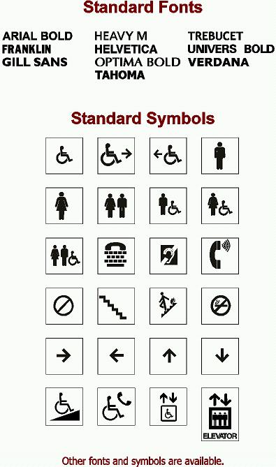 ADA Symbols & Fonts